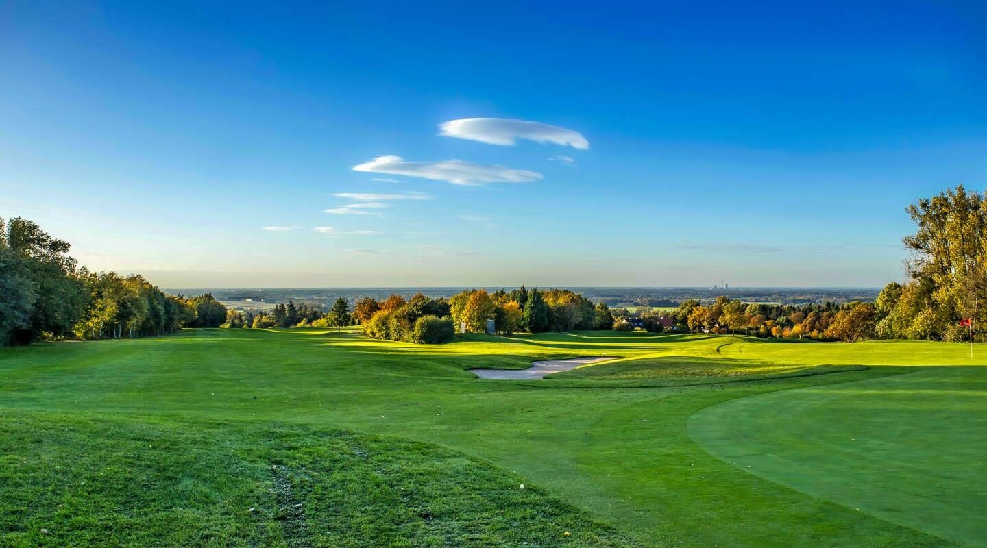 Ausblick auf dem Golfplatz